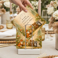 Baby Shower Amis de la Forêt de Bois