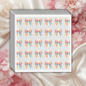 Serviette En Papier Baby shower arc-en-ciel