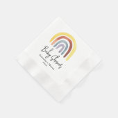Serviette En Papier Baby shower arc-en-ciel Boho (Coin)