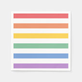 Serviette En Papier Baby shower arc-en-ciel ou anniversaire (Devant)