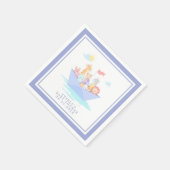 Serviette En Papier Baby Shower Arche de Noé (Coin)