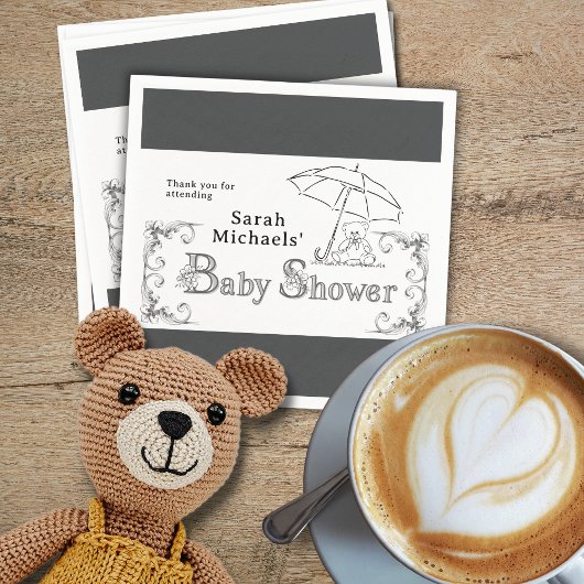 Serviette En Papier Baby shower Artsy