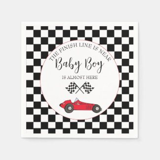 Serviette En Papier Baby shower automobile