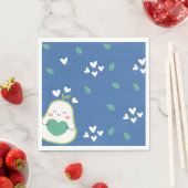 Serviette En Papier Baby shower Avocado, Baby Boy, mignonne Avocado (En situation)