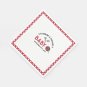 Serviette En Papier Baby shower barbecue barbecue pour bébé-Q (Coin)