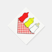 Serviette En Papier Baby shower BBQ (Coin)