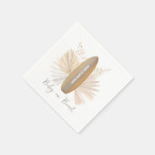 Serviette En Papier Baby shower bébé à bord (Coin)