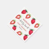 Serviette En Papier Baby shower Berry Sweet Strawberry (Coin)