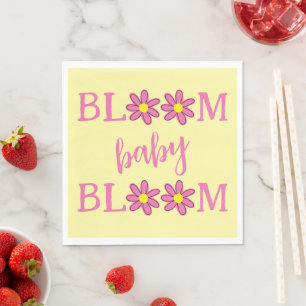 Serviette En Papier Baby shower Bloom Baby Bloom