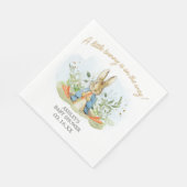 Serviette En Papier Baby shower Blue Peter Rabbit (Coin)