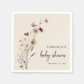 Serviette En Papier Baby shower Boho (Devant)