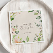 Serviette En Papier Baby shower Boho Animaux des bois