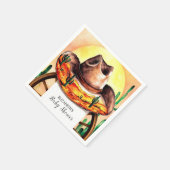 Serviette En Papier Baby shower Boho Boot Cowboy simple (Coin)