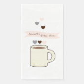 Serviette En Papier Baby Shower Café (Devant)