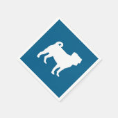 Serviette En Papier Baby shower carlin Silhouette Puppy (Coin)