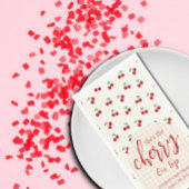 Serviette En Papier Baby shower cerises