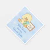 Serviette En Papier Baby shower C'est un petit bébé canard (Coin)