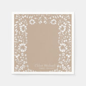 Serviette En Papier baby shower cielto lindo (Devant)