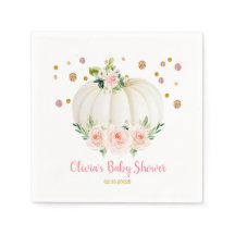 Baby shower citrouille