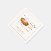 Serviette En Papier Baby shower Citrouille Cutie Pie (Coin)