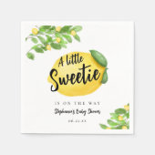 Serviette En Papier Baby shower Citrus citron (Devant)