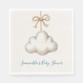 Serviette En Papier Baby Shower Cloud Nine (Devant)