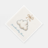 Serviette En Papier Baby Shower Cloud Nine (Coin)