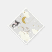 Serviette En Papier Baby shower Cloud Star Moon Budget (Coin)