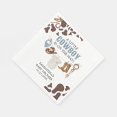 Serviette En Papier Baby shower Cowboy (Coin)