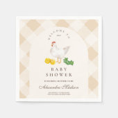 Serviette En Papier Baby shower cultivé localement (Devant)
