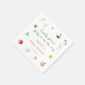 Serviette En Papier Baby shower cultivé localement (Coin)