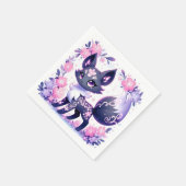 Serviette En Papier Baby shower Cute Pastel Fox (Coin)