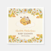 Serviette En Papier Baby shower d'abeilles (Devant)