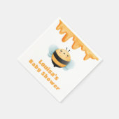 Serviette En Papier Baby shower d'abeilles au miel (Coin)