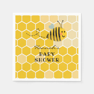 Serviette En Papier Baby shower d'abeilles Napkin