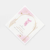 Serviette En Papier Baby shower d'accueil Sweet Elegant Arch Ballerina (Coin)
