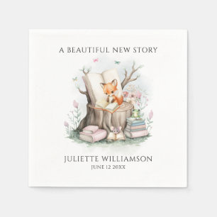 Serviette En Papier Baby shower d'aquarelle neutre entre les sexes