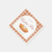 Serviette En Papier Baby shower d'automne Cutie Pie Napkin (Coin)