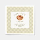 Serviette En Papier Baby shower d'automne de la coupe d'aquarelle (Devant)