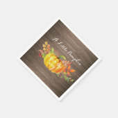 Serviette En Papier Baby shower d'automne russe Citrouille Napkin (Coin)