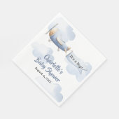 Serviette En Papier Baby shower d'avion Napkin (Coin)