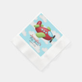 Serviette En Papier Baby shower d'avion serviettes (Coin)