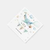 Serviette En Papier Baby shower d'avion serviettes - C'est un garçon (Coin)