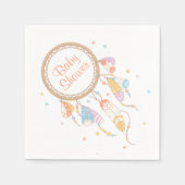 Serviette En Papier Baby shower de Boho Tribal Dreamcatcher (Devant)