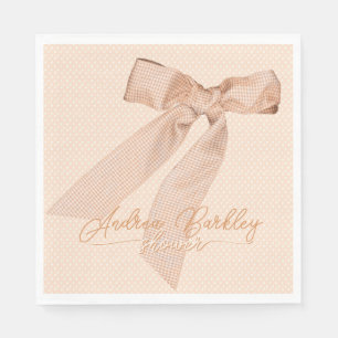 Serviette En Papier Baby shower de cache de cache