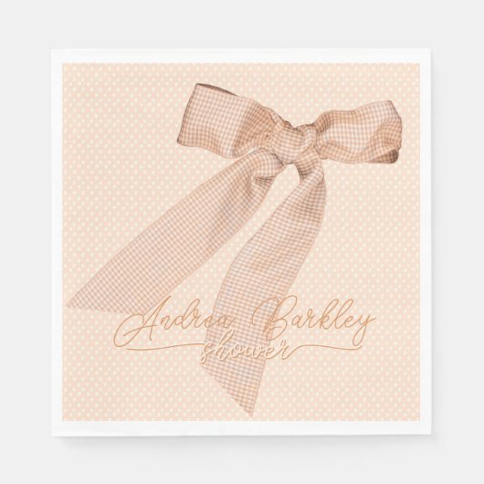 Serviette En Papier Baby shower de cache de cache (Devant)