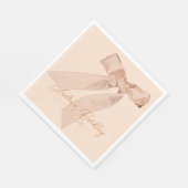 Serviette En Papier Baby shower de cache de cache (Coin)