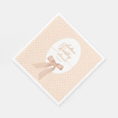 Serviette En Papier Baby shower de cache de cache (Coin)