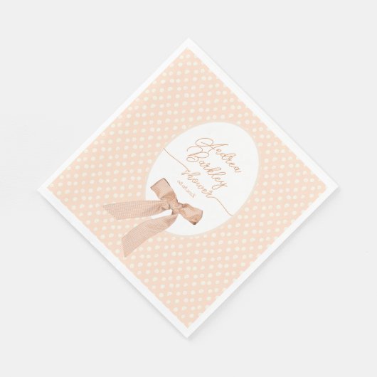 Serviette En Papier Baby shower de cache de cache (Coin)