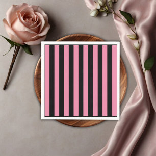 Serviette En Papier Baby shower de camion citrouille noir rose Floral